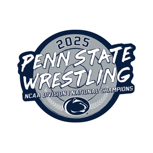 vinyl decal 2025 Penn State Wrestling NCAA Division I National Champions